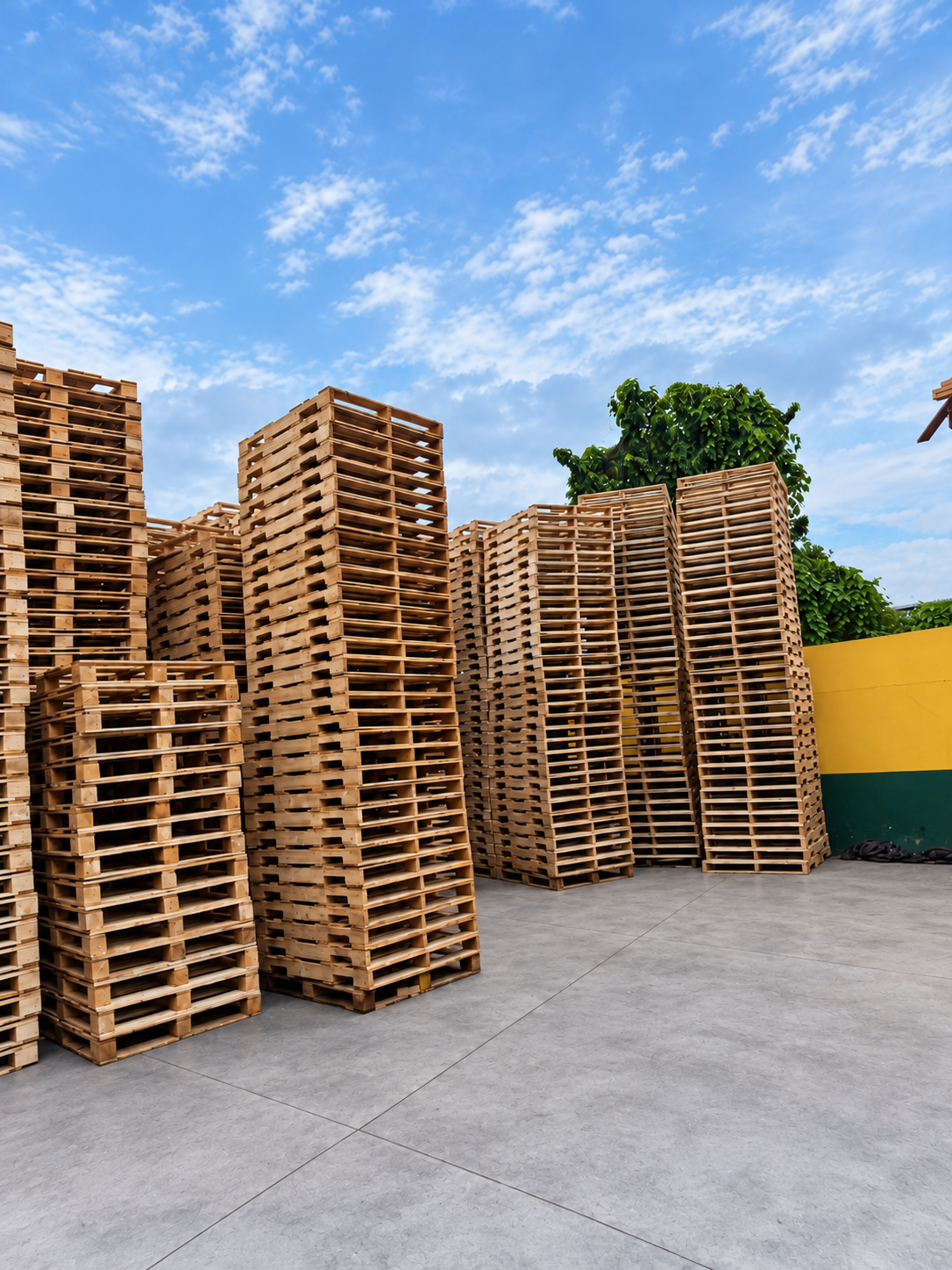 Pallets en stock
